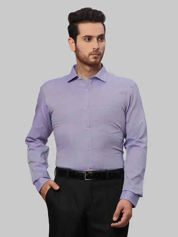 Men Slim Fit Blue Shirt