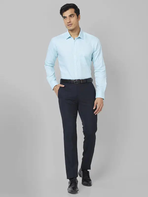 Men Slim Fit Green Shirt