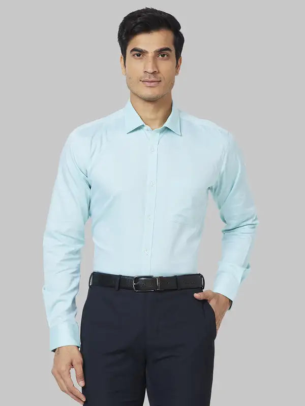 Men Slim Fit Violet Shirt
