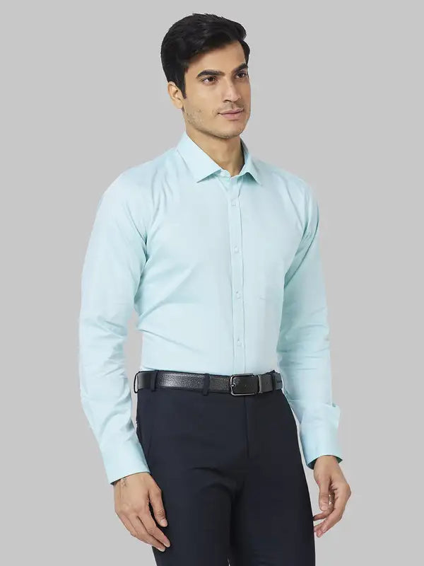 Men Slim Fit Violet Shirt