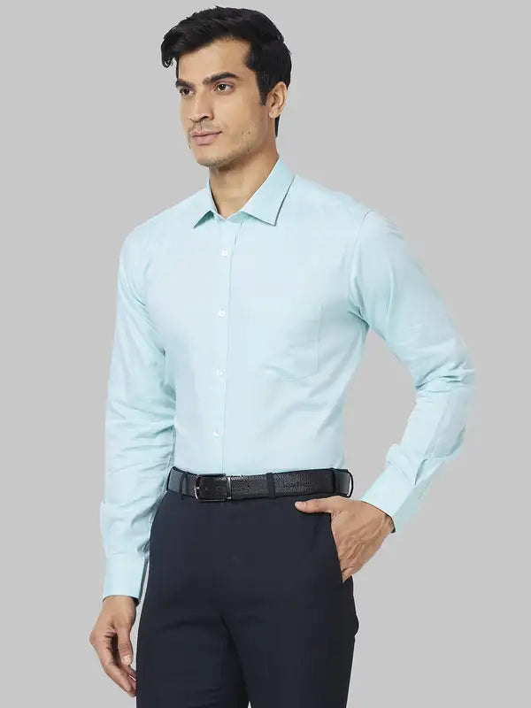 Men Slim Fit Violet Shirt