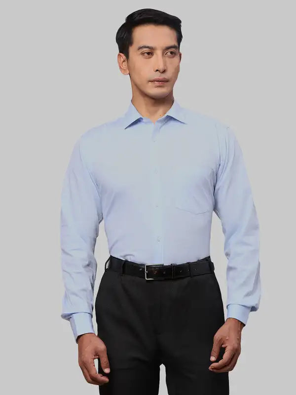Men Slim Fit Grey Shirt