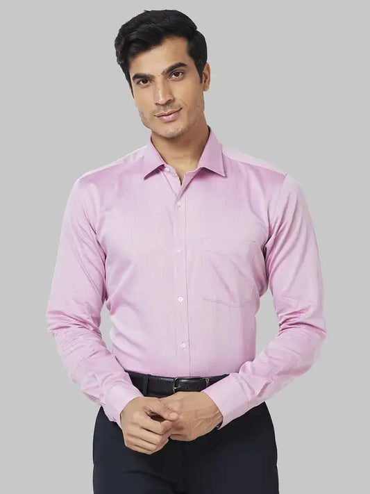 Men Slim Fit White Shirt