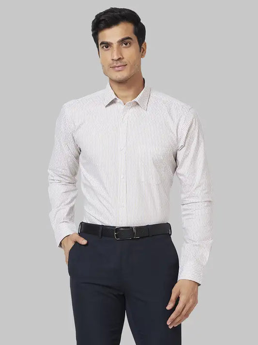 Men Slim Fit Violet Shirt