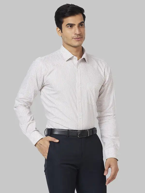 Men Slim Fit Violet Shirt