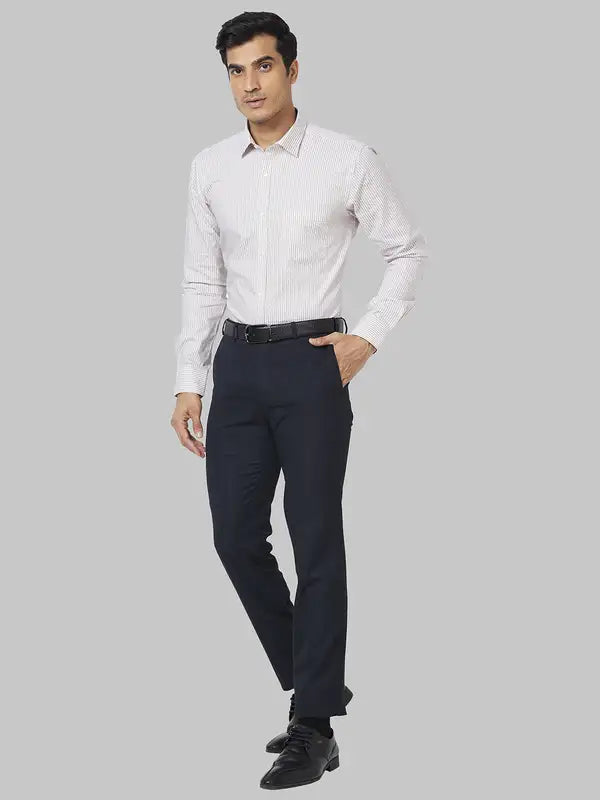 Men Slim Fit Violet Shirt