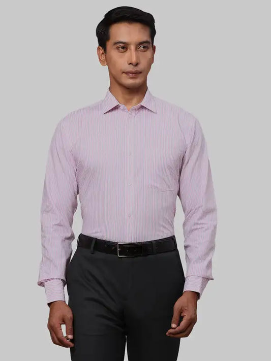 Men Slim Fit Yellow Shirt