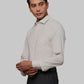 Men Slim Fit Orange Shirt