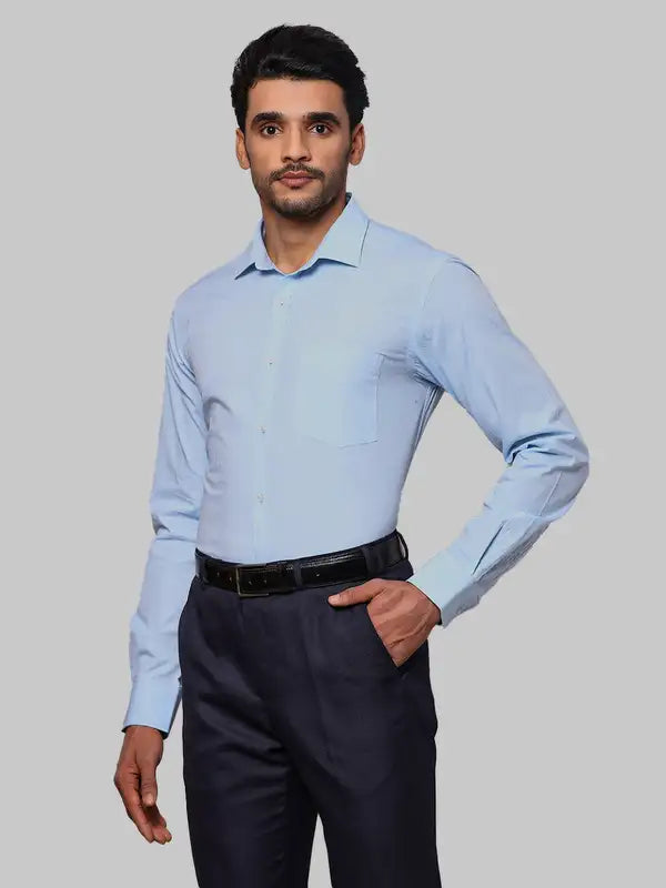 Men Slim Fit Grey Shirt
