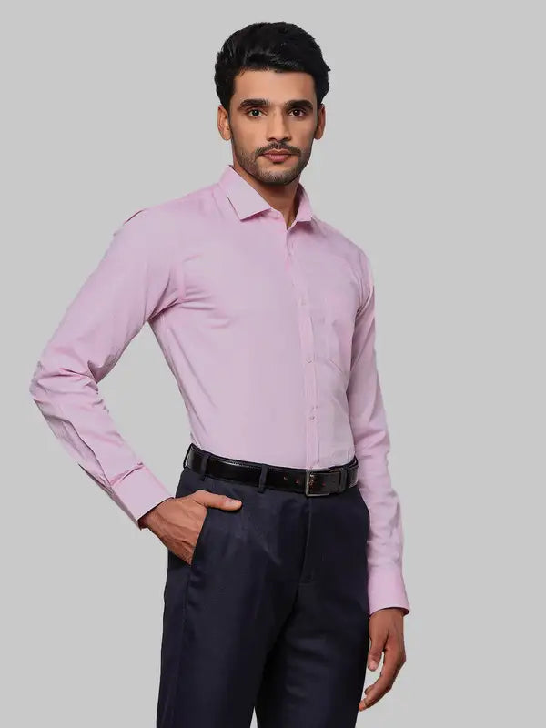 Men Slim Fit Blue Shirt