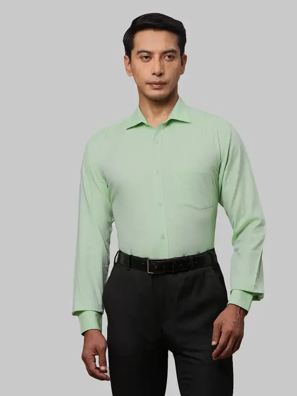Men Slim Fit Petrol Shirt