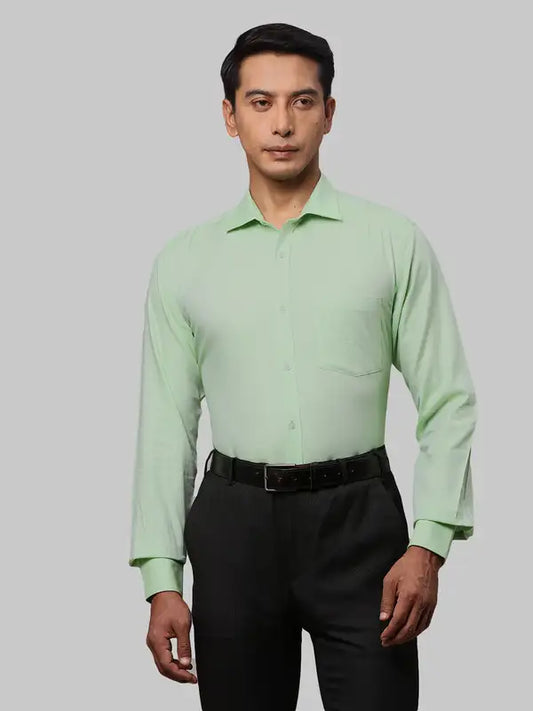 Men Slim Fit Petrol Shirt