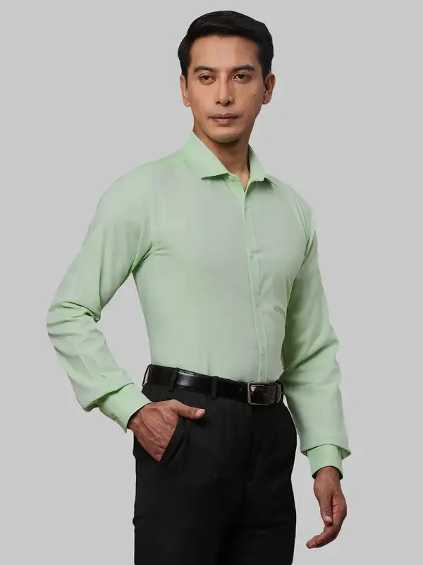 Men Slim Fit Petrol Shirt