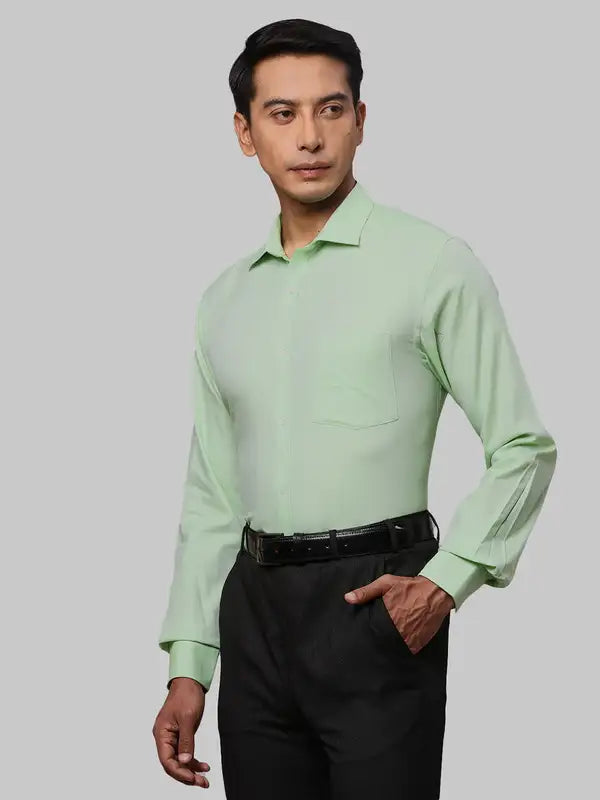 Men Slim Fit Petrol Shirt