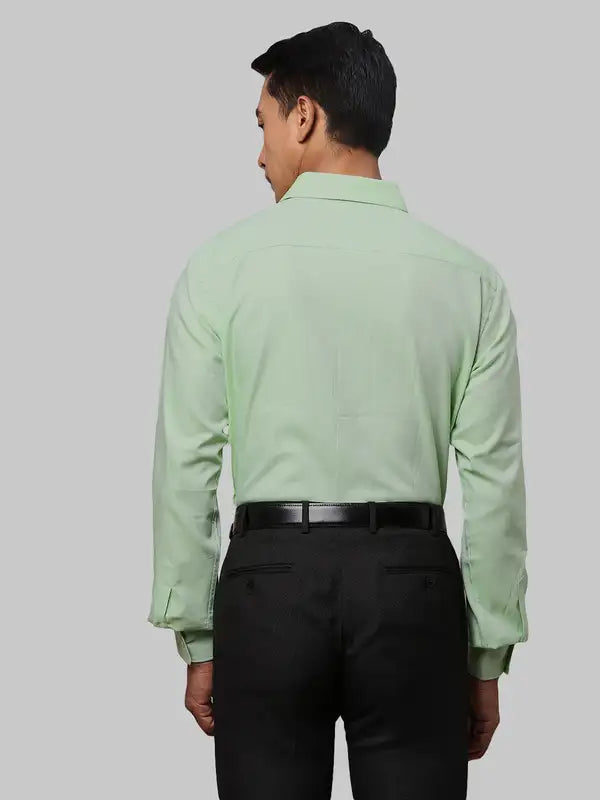 Men Slim Fit Petrol Shirt