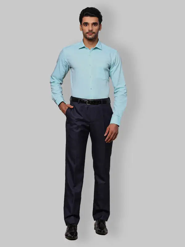 Men Slim Fit Green Shirt