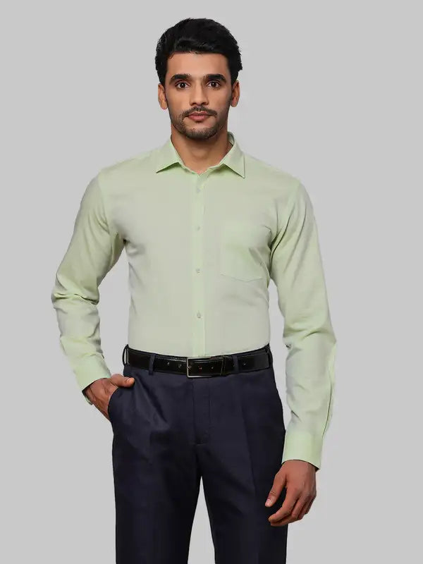 Men Slim Fit Blue Shirt