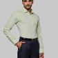 Men Slim Fit Blue Shirt