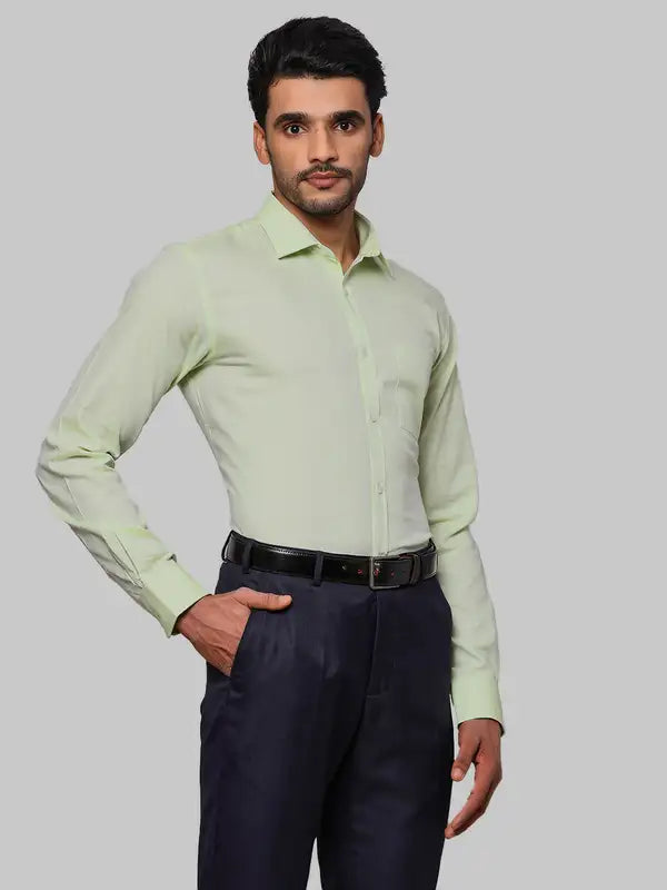 Men Slim Fit Blue Shirt
