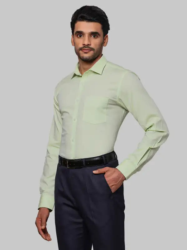 Men Slim Fit Blue Shirt