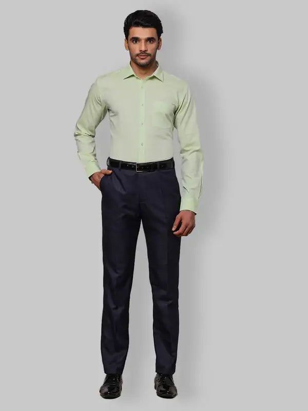 Men Slim Fit Blue Shirt