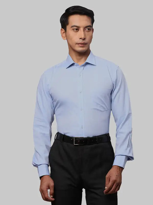 Men Slim Fit Orange Shirt