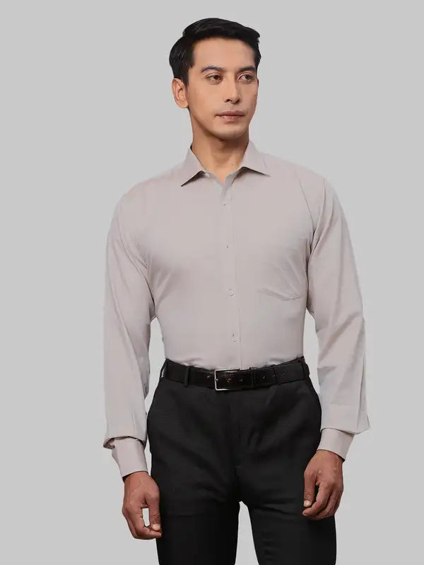 Men Slim Fit Green Shirt