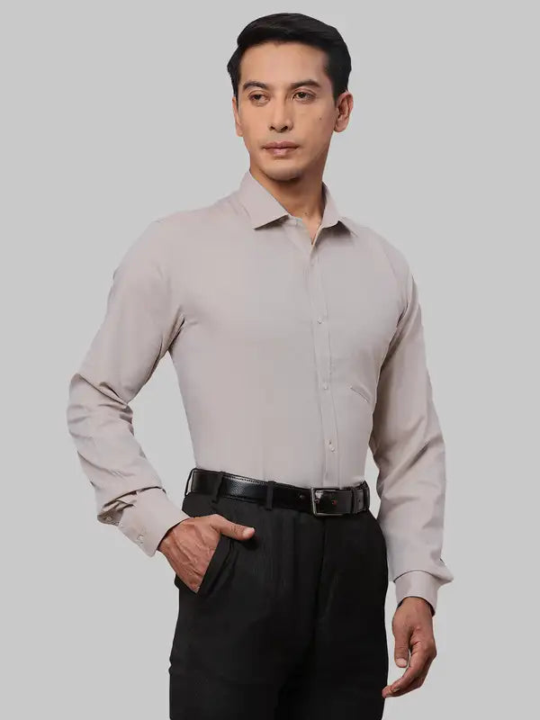 Men Slim Fit Green Shirt