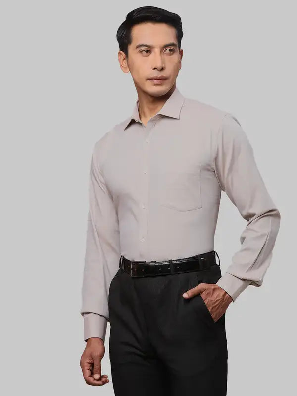 Men Slim Fit Green Shirt