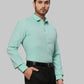 Men Slim Fit Petrol Shirt