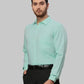 Men Slim Fit Petrol Shirt