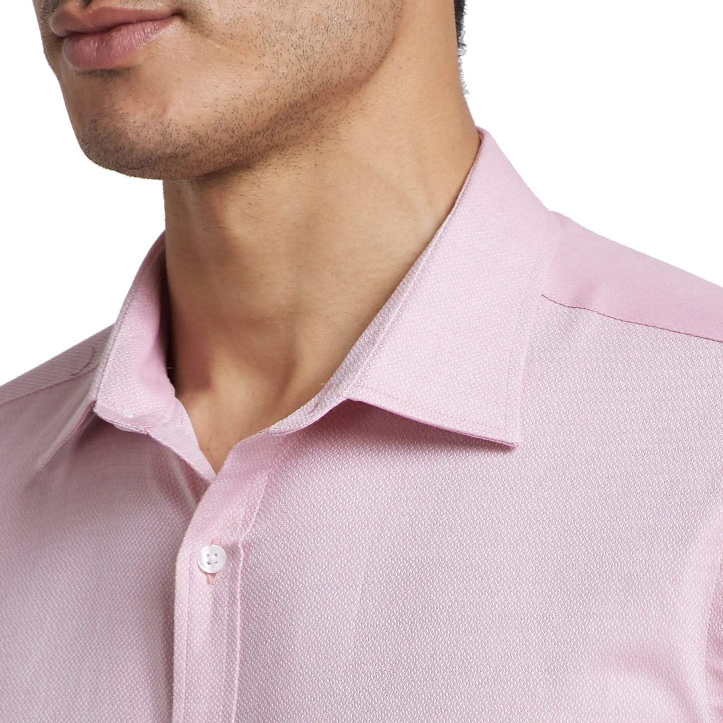 Men Slim Fit Light Blue Shirt