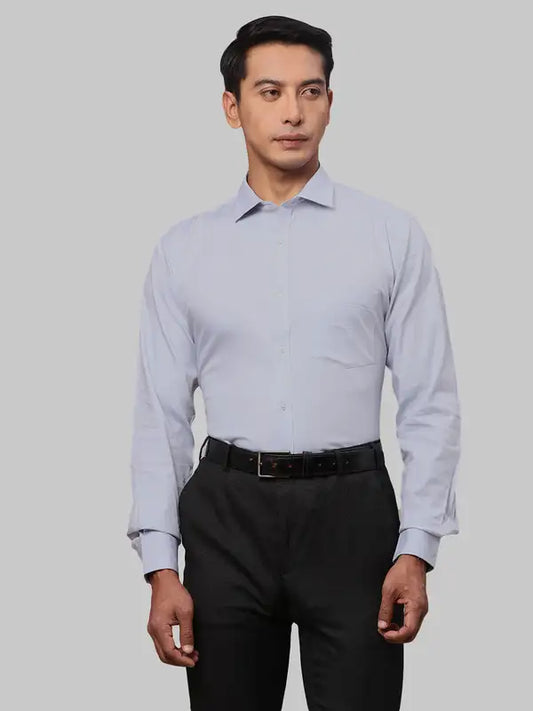 Men Slim Fit Green Shirt