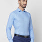 Park Avenue Men Brown Structure Slim Fit Cotton Shirt