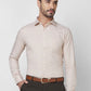 Park Avenue Men Grey Structure Slim Fit Cotton Shirt