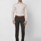 Park Avenue Men Grey Structure Slim Fit Cotton Shirt