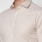 Park Avenue Men Grey Structure Slim Fit Cotton Shirt
