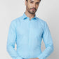 Park Avenue Men Red Structure Slim Fit Cotton Shirt