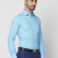Park Avenue Men Red Structure Slim Fit Cotton Shirt