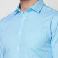 Park Avenue Men Red Structure Slim Fit Cotton Shirt