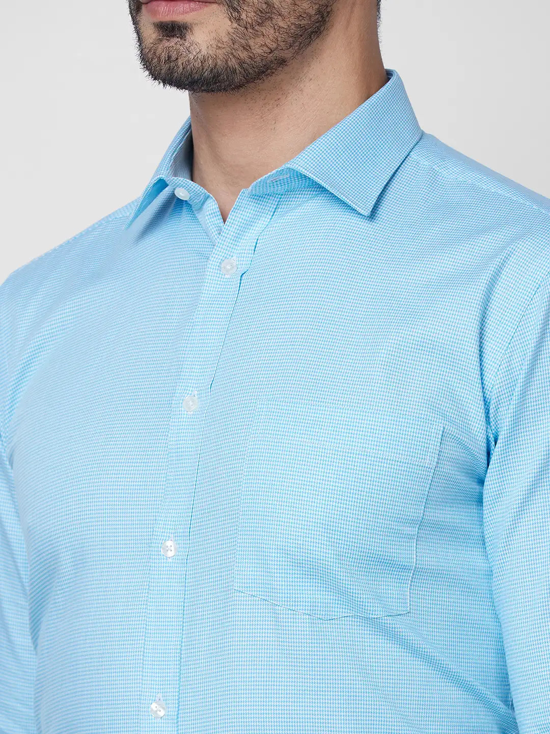 Park Avenue Men Red Structure Slim Fit Cotton Shirt