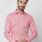 Park Avenue Men Blue Solid Slim Fit Cotton Shirt