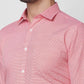 Park Avenue Men Blue Solid Slim Fit Cotton Shirt