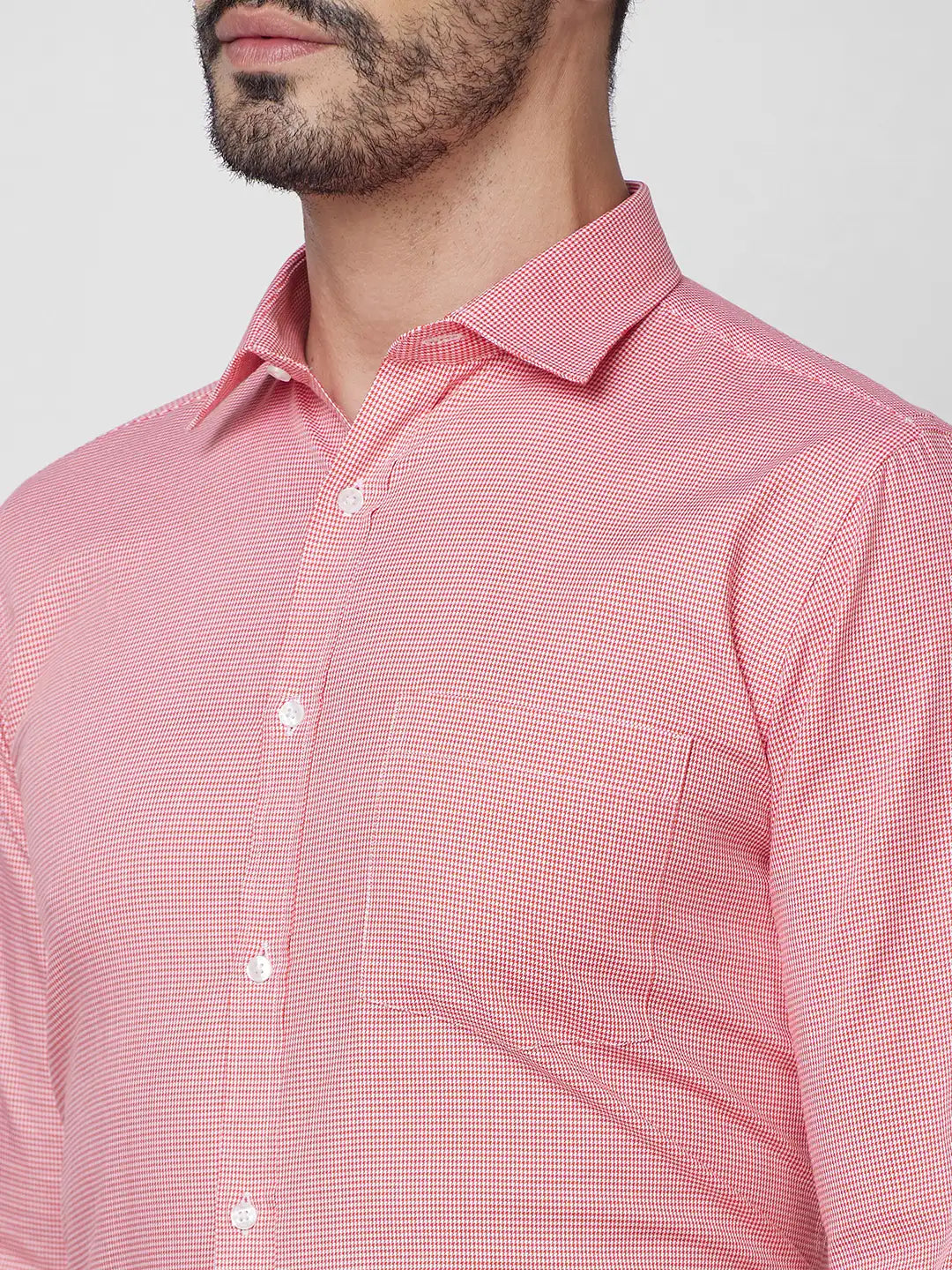 Park Avenue Men Blue Solid Slim Fit Cotton Shirt