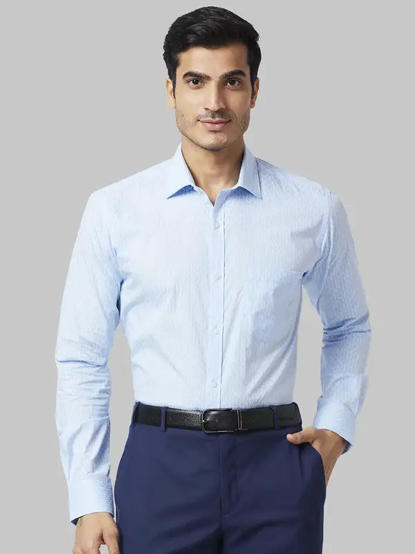 Men Slim Fit Khaki Shirt