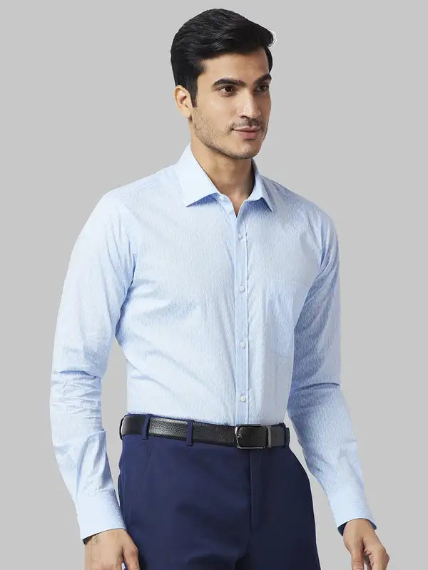 Men Slim Fit Khaki Shirt