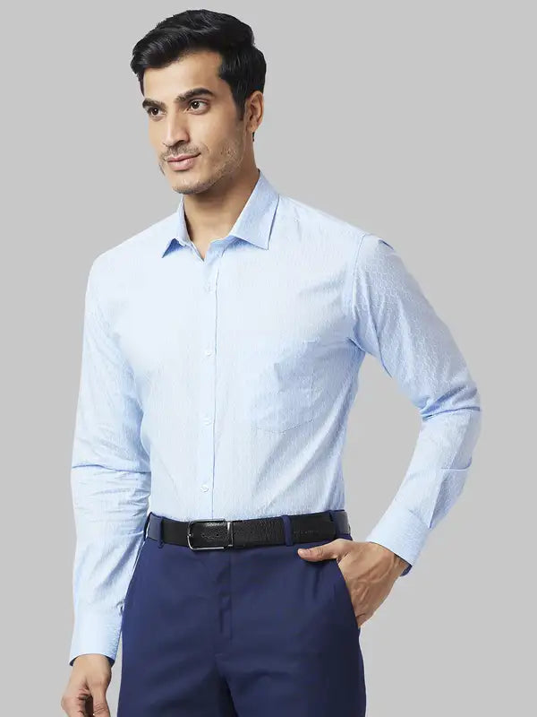 Men Slim Fit Khaki Shirt