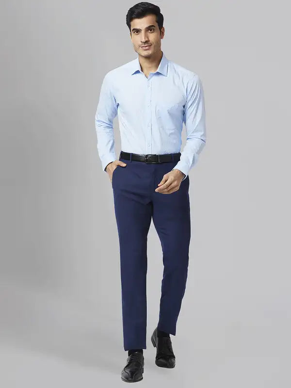 Men Slim Fit Khaki Shirt