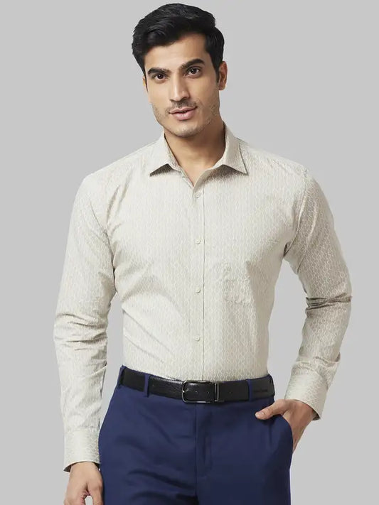 Men Slim Fit Blue Shirt