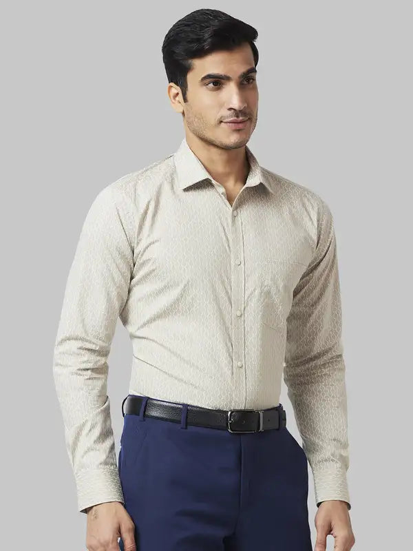 Men Slim Fit Blue Shirt